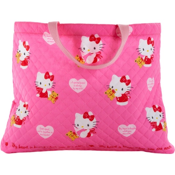 Hello Kitty Quilted Tote Bag - Picture 1 of 8